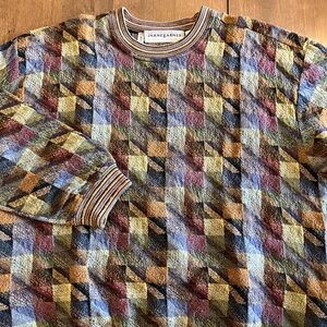 Vintage 90s Jhane Barnes shirt and sweater set